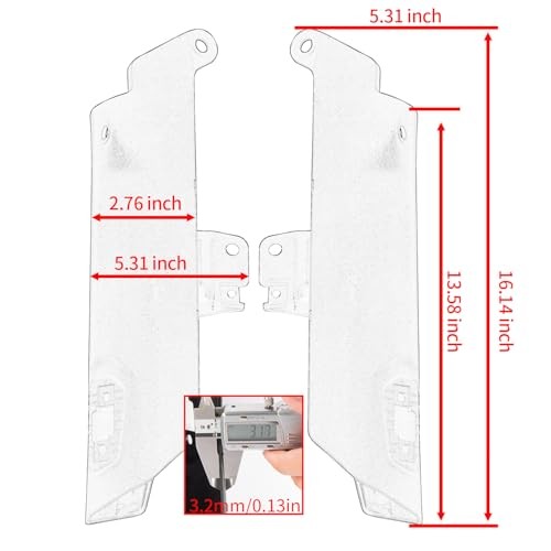 Motorcycle Front Fork Cover Guard for Tenere 700 2019-2026 - Carbon Look