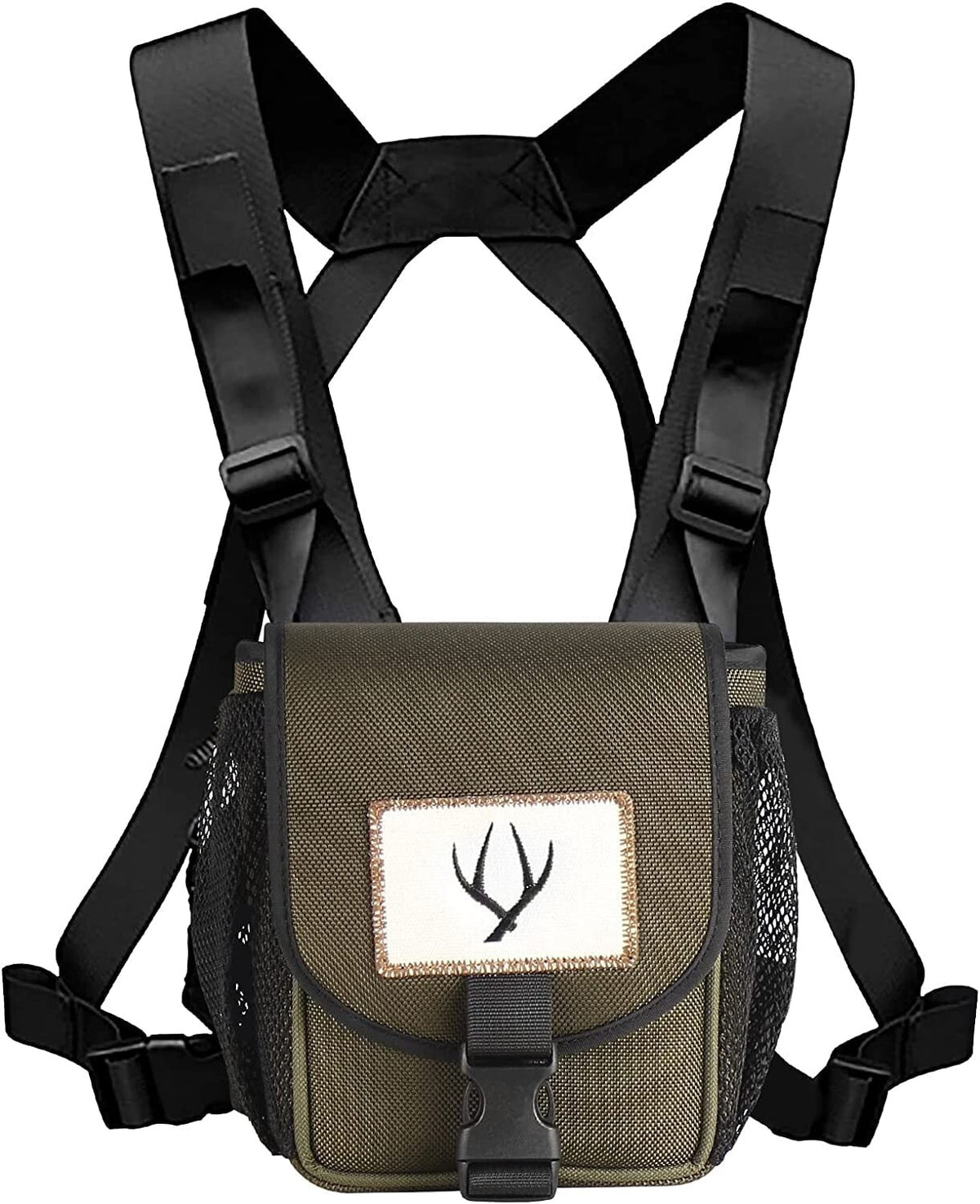 Binocular Harness Chest Pack - Adjustable Outdoor Optic Bag & Case