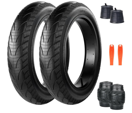 20x4 Fat Bike Tire Set - Heavy Duty Mountain & E-Bike Tires