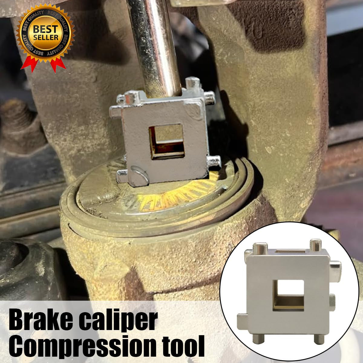 Car Brake Caliper Compression Tool Steel Rear Disc Brake Piston Remover