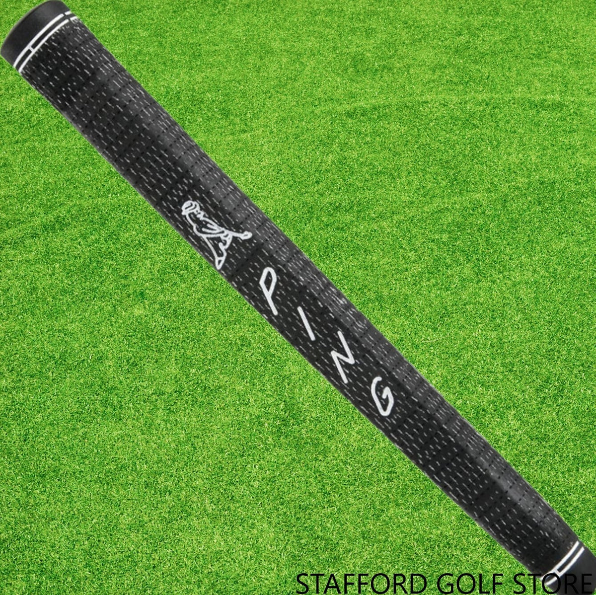 Golf Putter Grip Black Cord Midsize Pistol Shape for Better Control