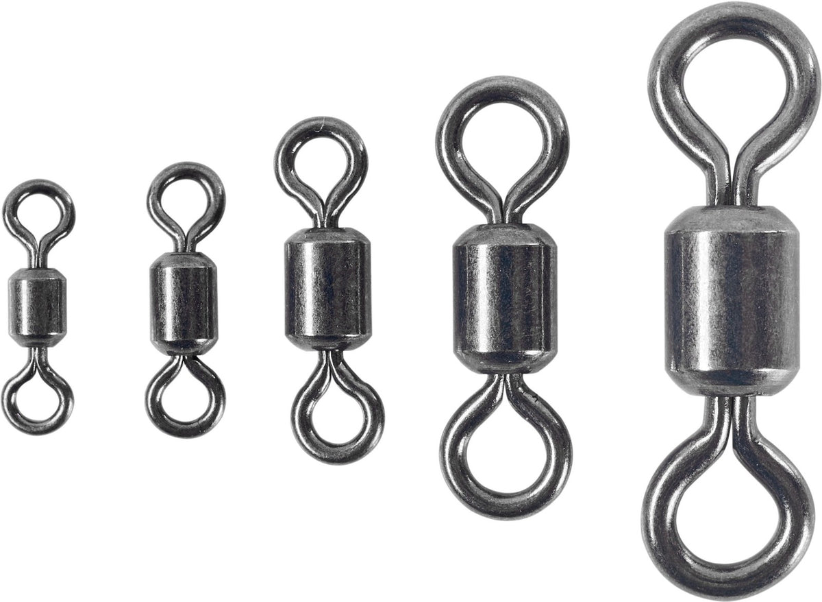 Saltwater-Resistant Power Swivels with Stainless Steel Line Ties - Duraslick Finish
