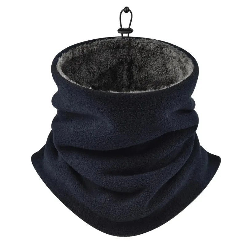 Winter Neck Warmer Mask with Fleece Lining Adjustable Gaiter Thick Scarf