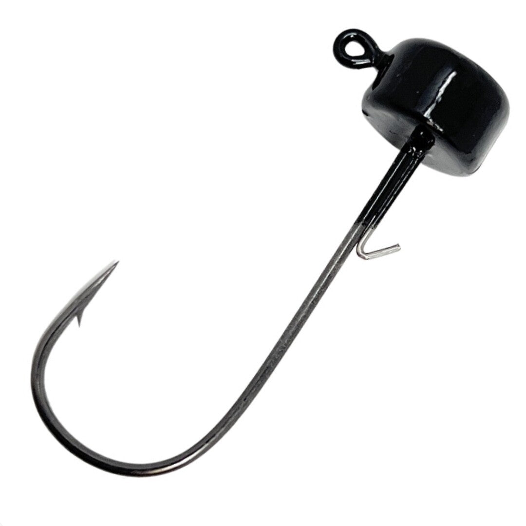 Lead Mushroom Jig Heads for Bass Fishing - 25 Pack Finesse Ned Rigs