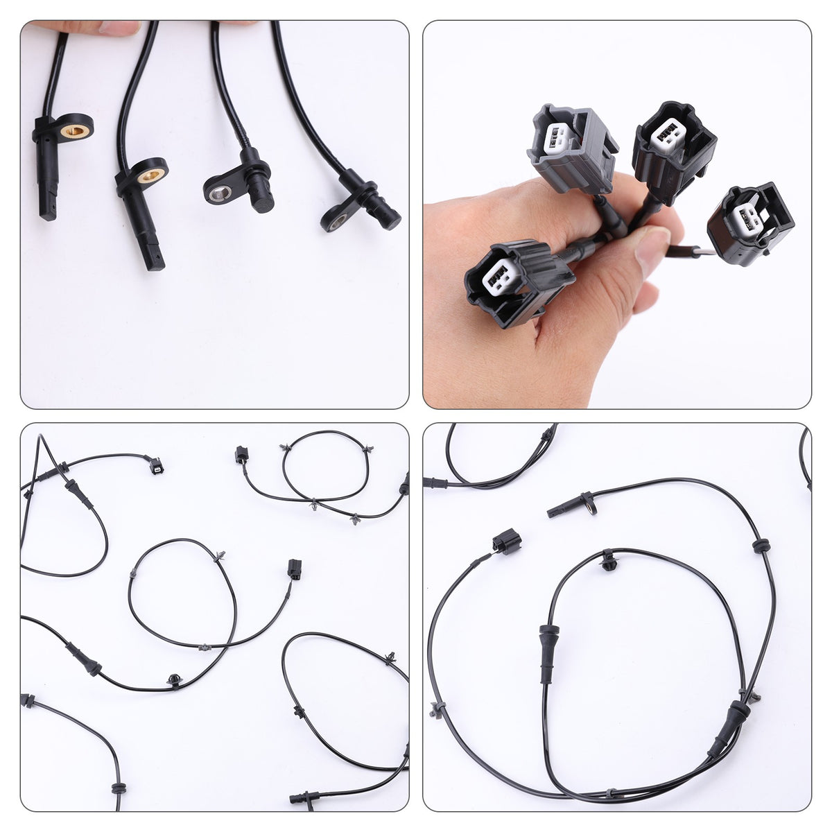 4PCS ABS Wheel Speed Sensors for Nissan NV200 & Chevrolet City Express