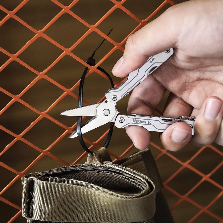 Micro Sailor Scissors Multi-Tool with Eyeglass Screwdriver & Stainless Handles
