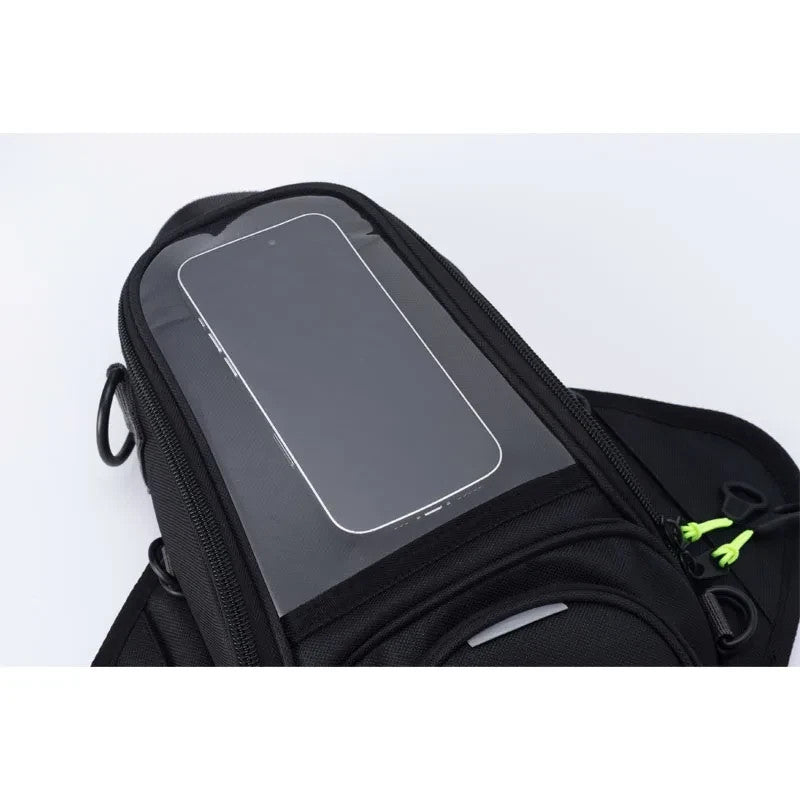 Motorcycle Fuel Tank Bag with Phone Holder Waterproof Storage for Navigation