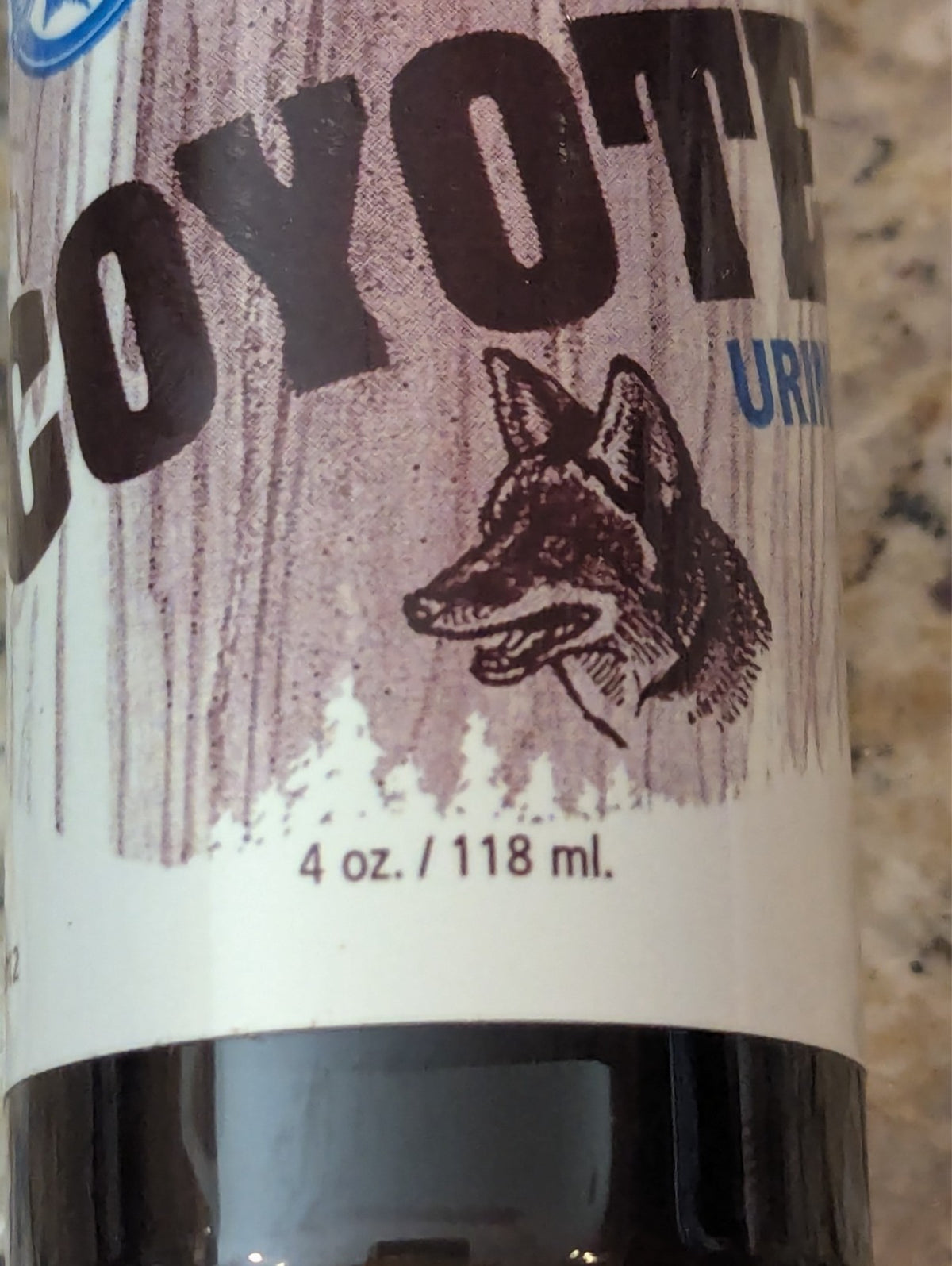 Coyote Urine Scent Lure for Hunting & Trapping - 4 oz Animal Repellent