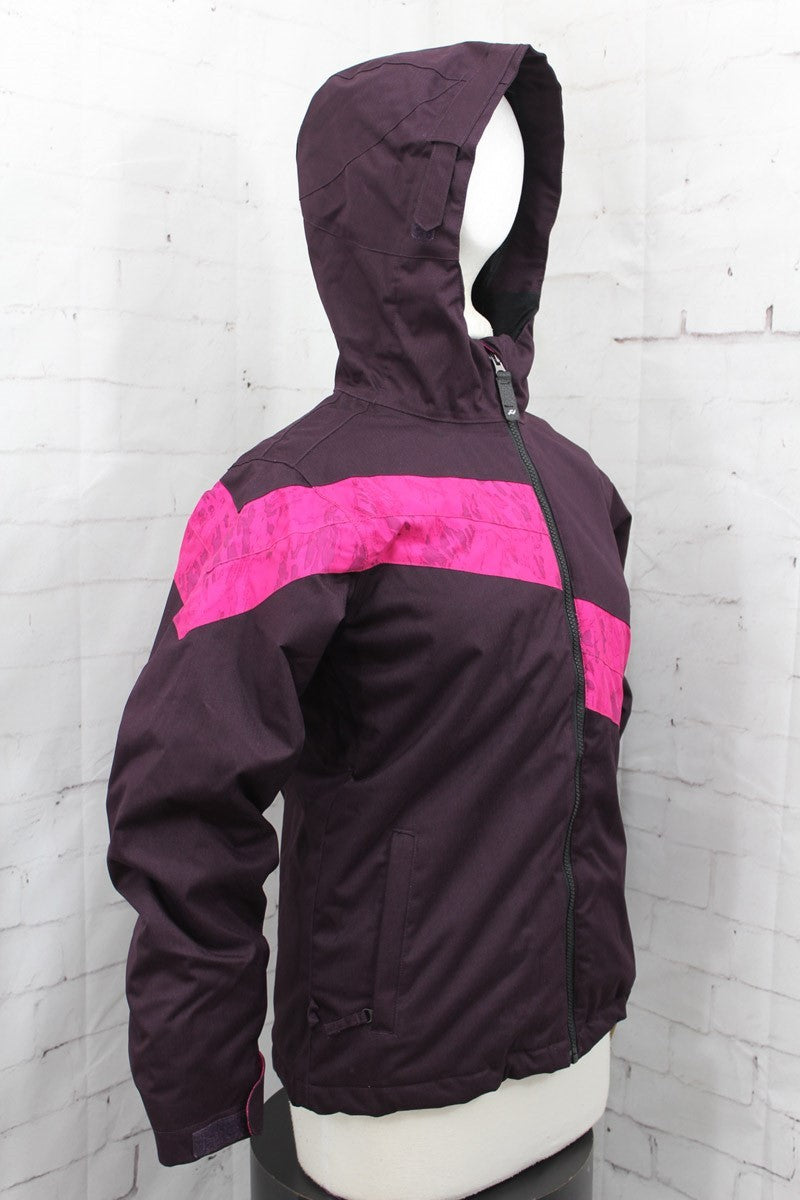 Girls 3-in-1 Snow Jacket with Fleece Inner Layer - Vamp Purple Youth Medium