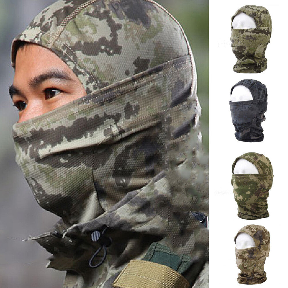 Unisex Tactical Face Mask Balaclava for Outdoor Sports and Hunting