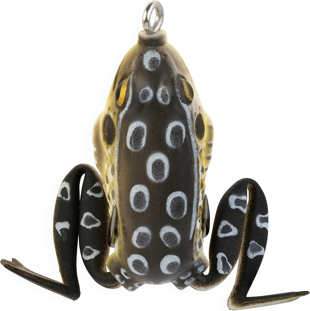 3 Pack Frog Fishing Lures 1.75" Croaker Color Topwater Weedless Bait