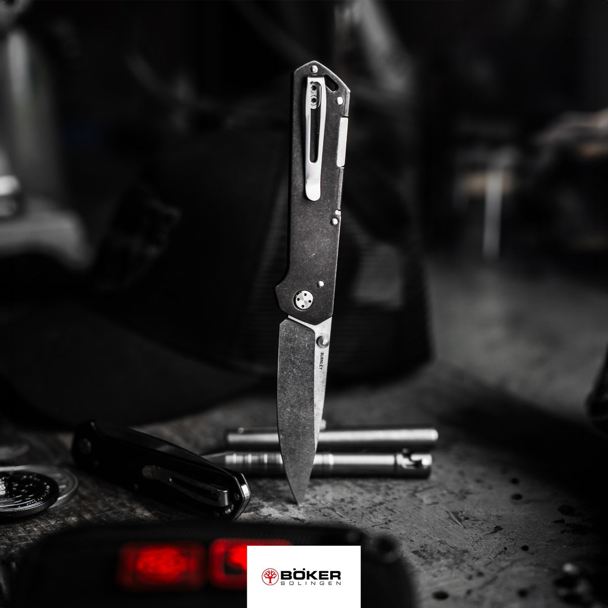 Boker Kihon Bifold Folding Pocket Knife - MagnaCut Steel, 3" Blade, Black Handle