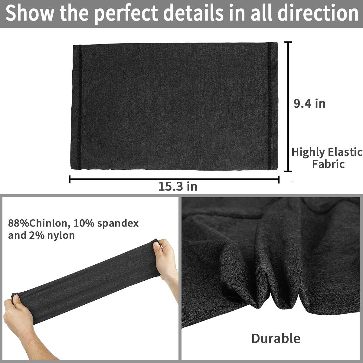 UV Protective Neck Gaiter Scarf for Men and Women - Breathable & Reusable