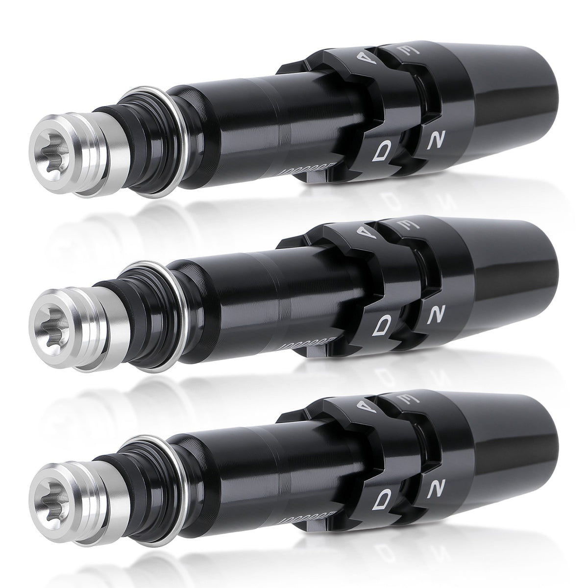 Golf Shaft Adapter Sleeve 3 Pack for Titleist TS2 TS3 TSi2 Driver - Black