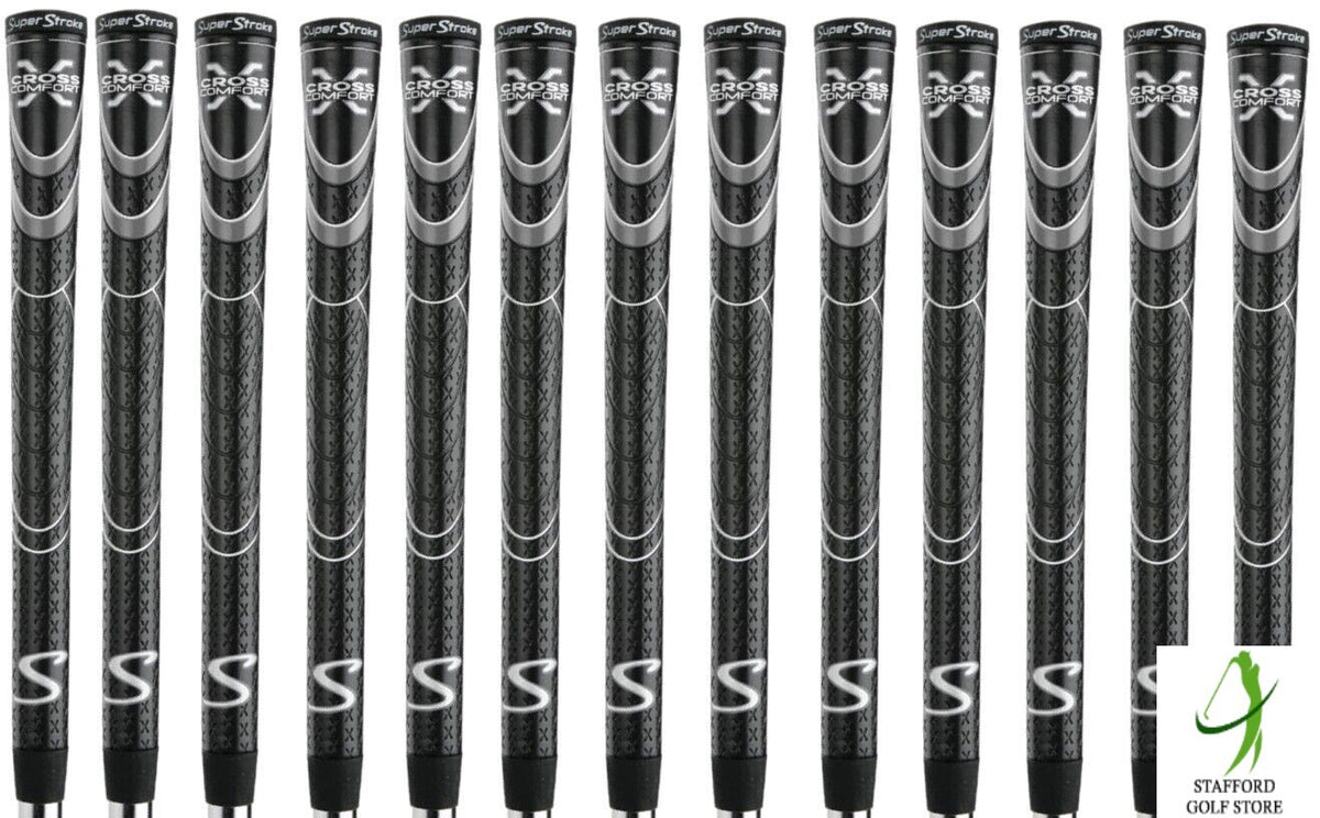 Golf Grip Set - Super Stroke Cross Comfort Undersize, Standard, Midsize & Jumbo