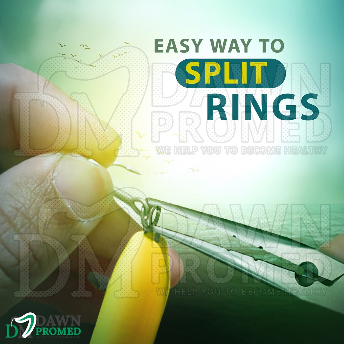 8.5-Inch Fishing Pliers with Hook Remover & Split Ring Tool - Stainless Steel