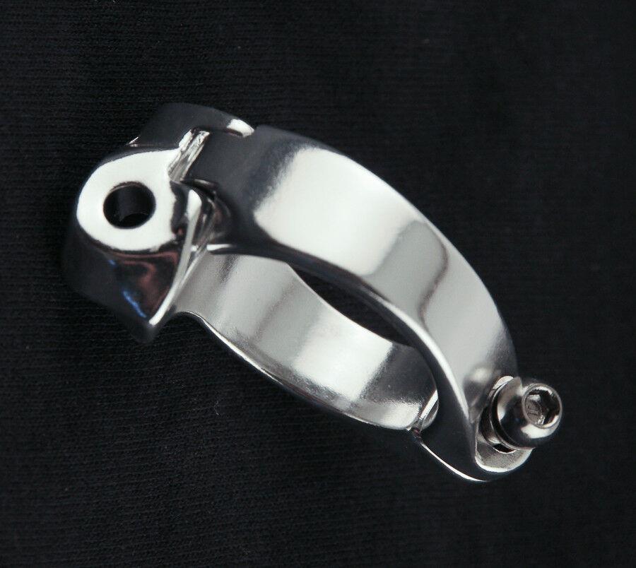 34.9mm Bicycle Braze-On Front Derailleur Clamp Adapter Aluminum Alloy Lightweight