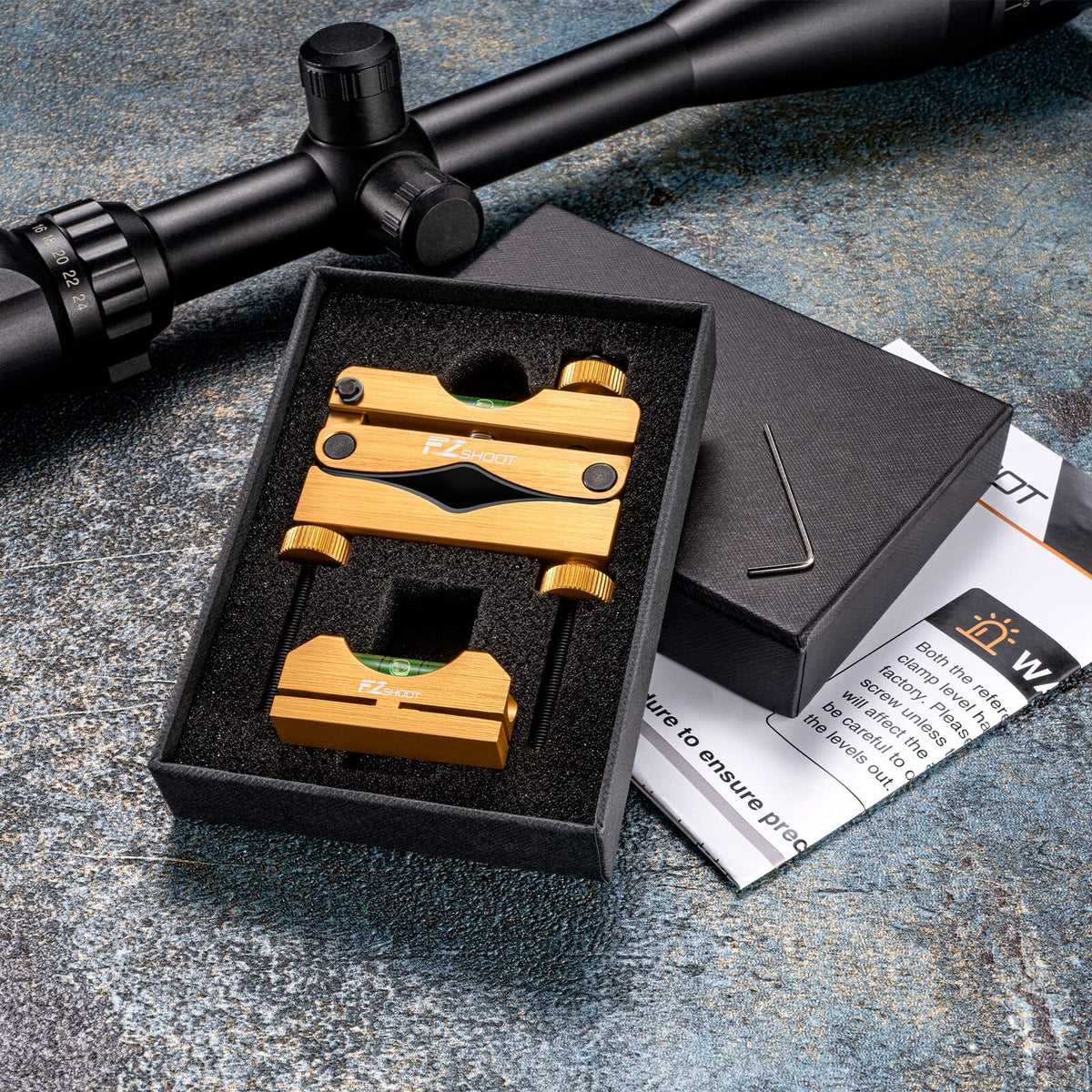 Magnetic Scope Leveling Kit for Rifles and Optics - Gunsmith Tool