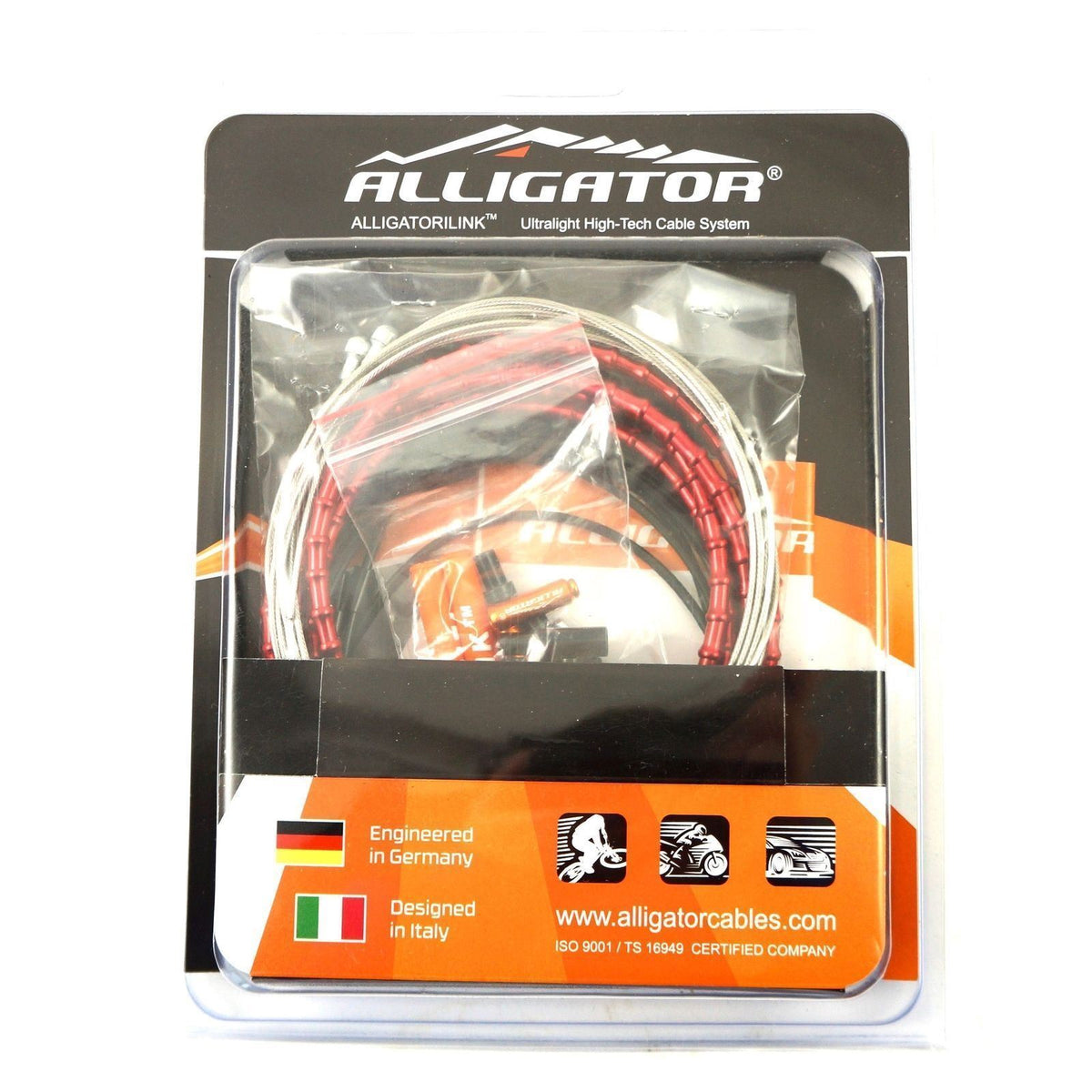 Road Bike Brake Cable Set - Alligator I-Link 5mm, 6 Colors