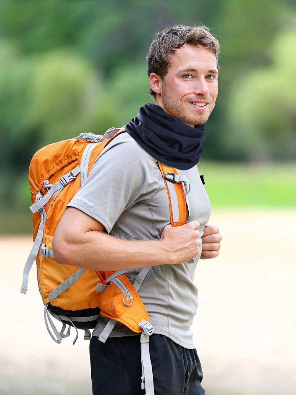 Cooling Neck Gaiter Sports Face Mask UV Dust Windproof Breathable Scarf