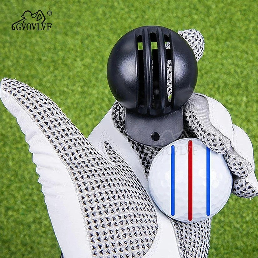 Golf Ball Alignment Tool Set with 2 Marking Pens for Putting Practice