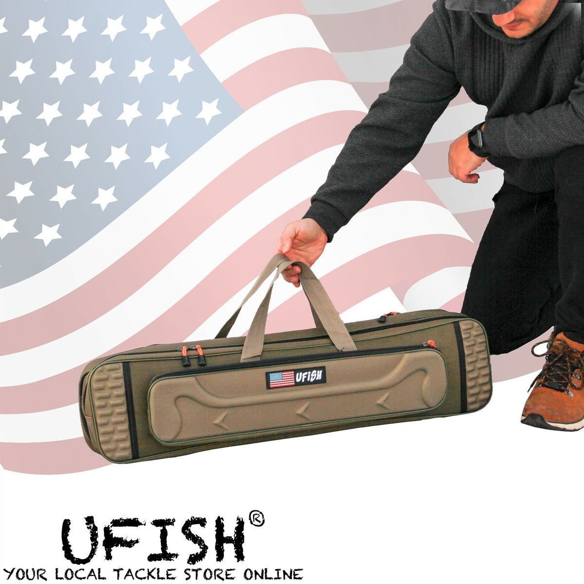 Fishing Rod Bag Tackle Storage Carrier Portable Travel Sock - 2 & 3 Layer Models