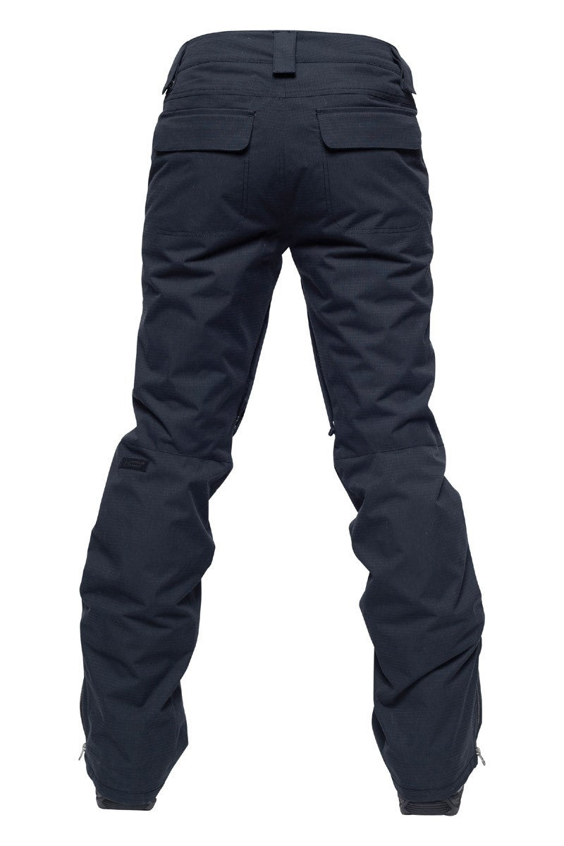 Women's Insulated Snowboard Pants - Waterproof & Breathable Ski Gear, Black, Small