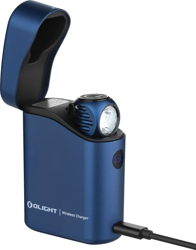 Olight Perun 3 Mini Premium Blue Flashlight Kit Compact EDC Light