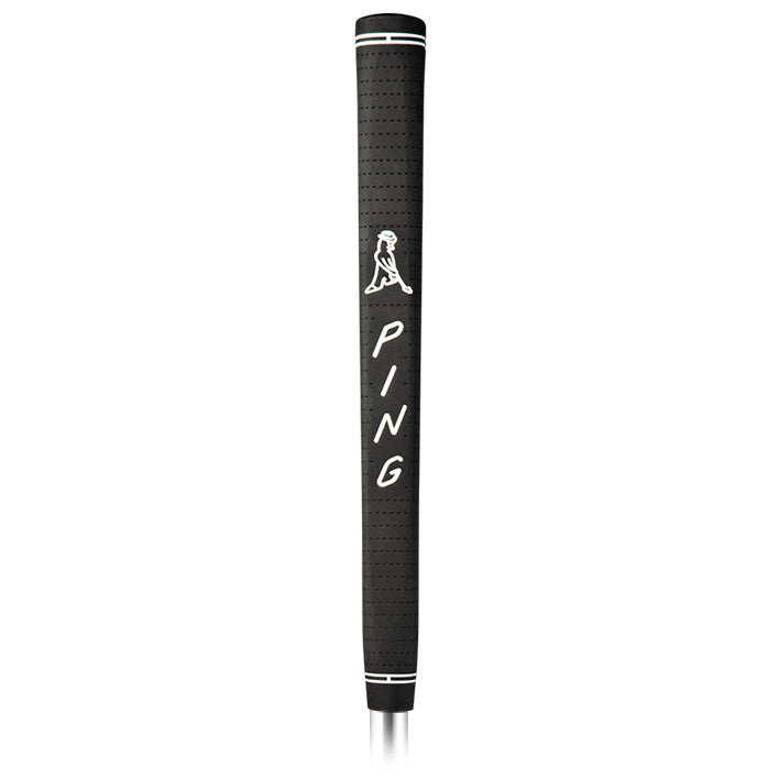 Golf Putter Grip Midsize Black Rubber .580 Core for Improved Control
