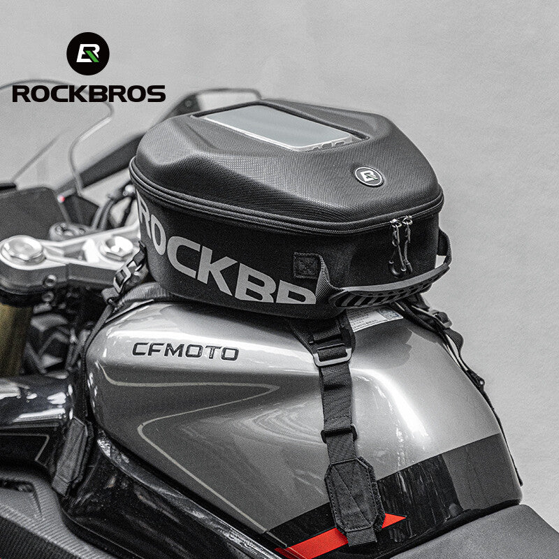 Waterproof Motorcycle Tank Bag with 7L Capacity & Touch Screen Window