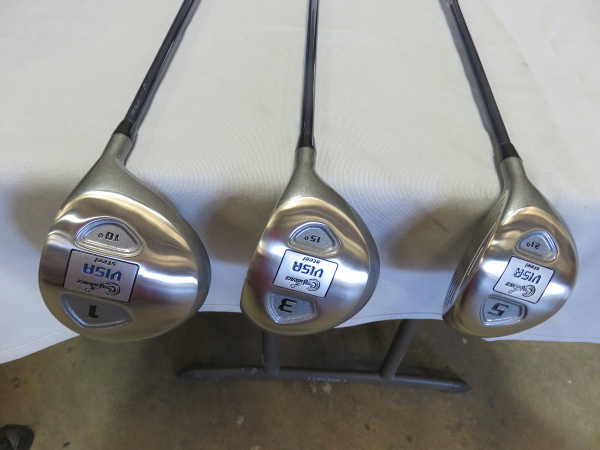 Golf Driver Set 1, 3, 5 Steel Shaft Right Handed Stiff Flex New