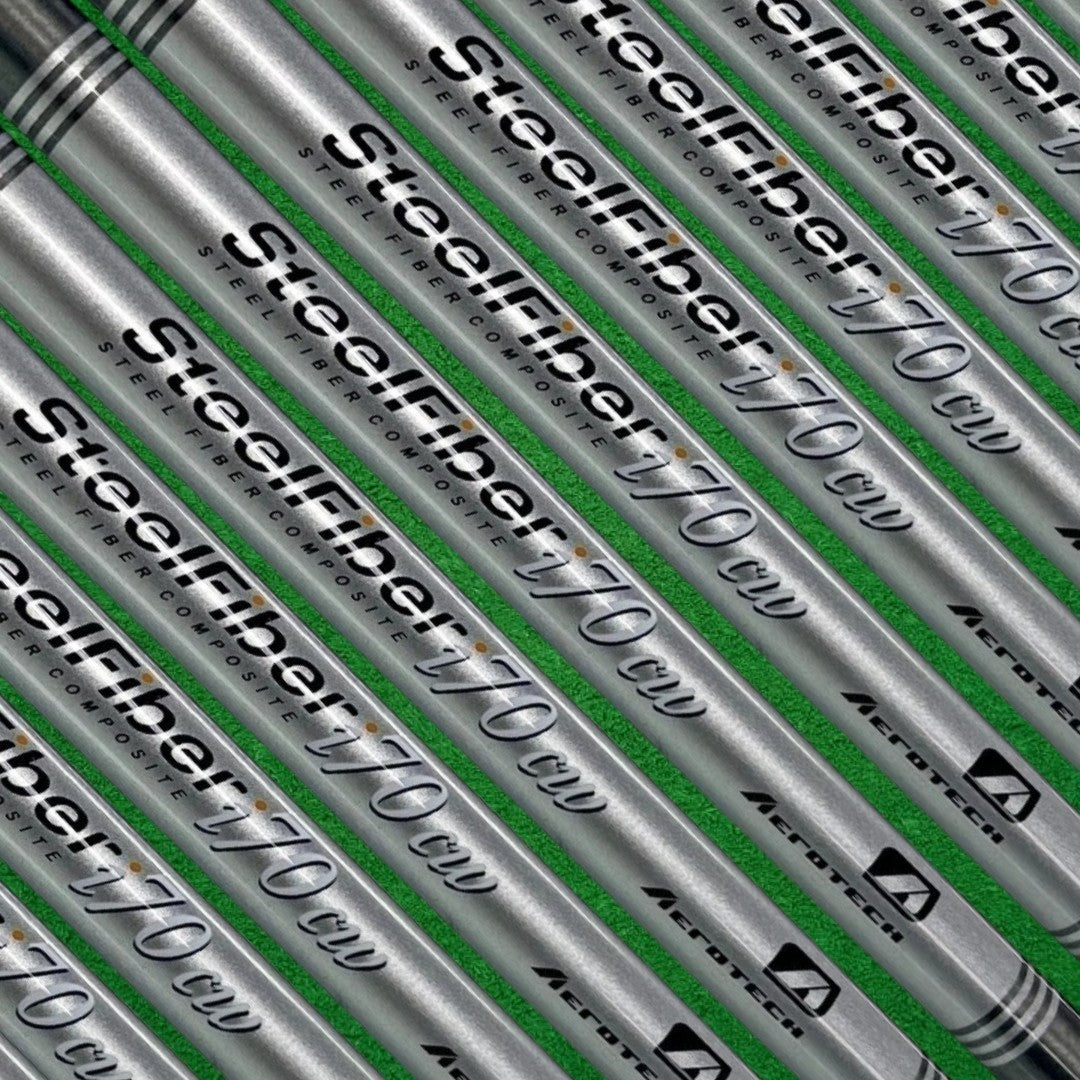 Golf Iron Shaft Set for SteelFiber i70CW Taper Tip - Multiple Flex & Variants