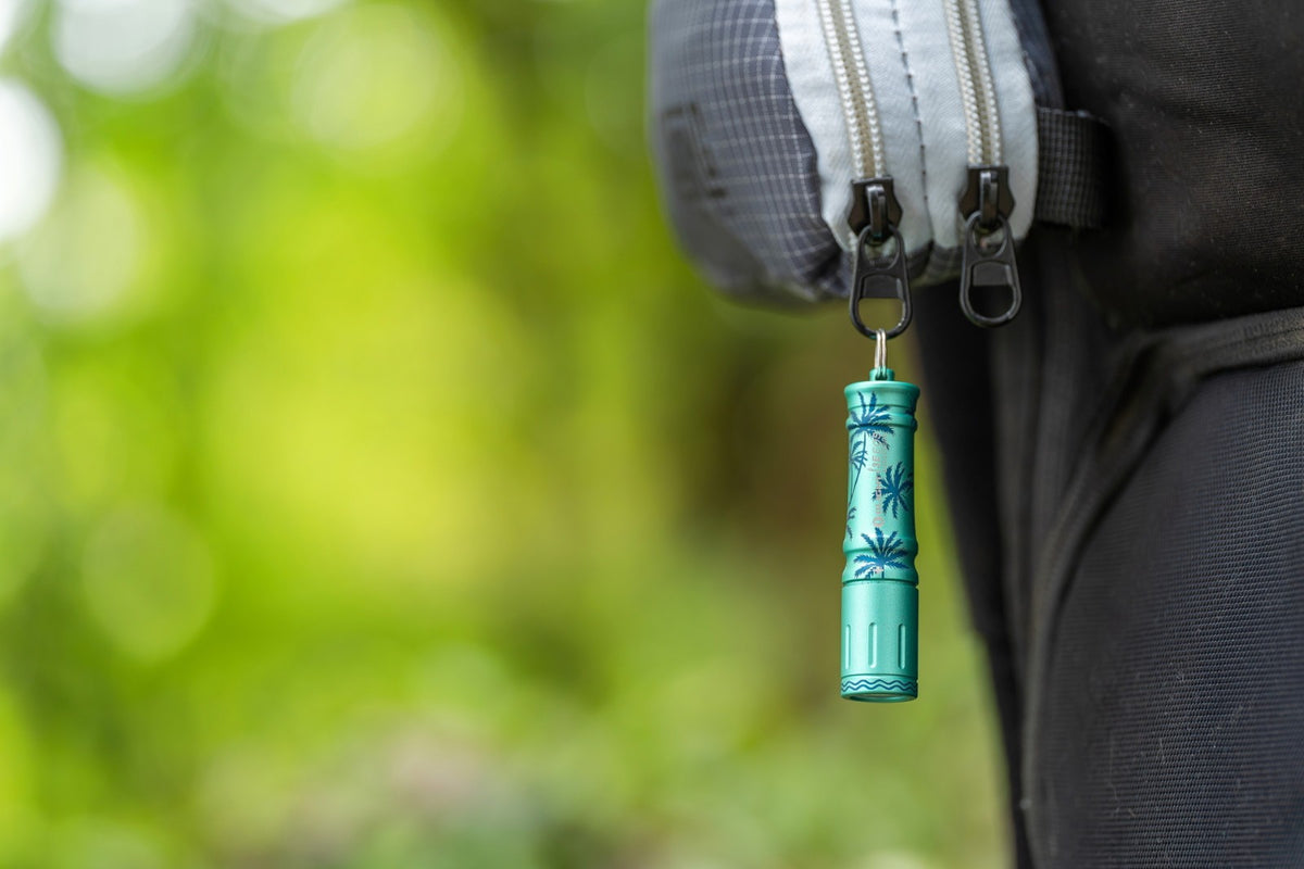 Waterproof Keychain Flashlight 90 Lumens Compact Pocket LED Torch