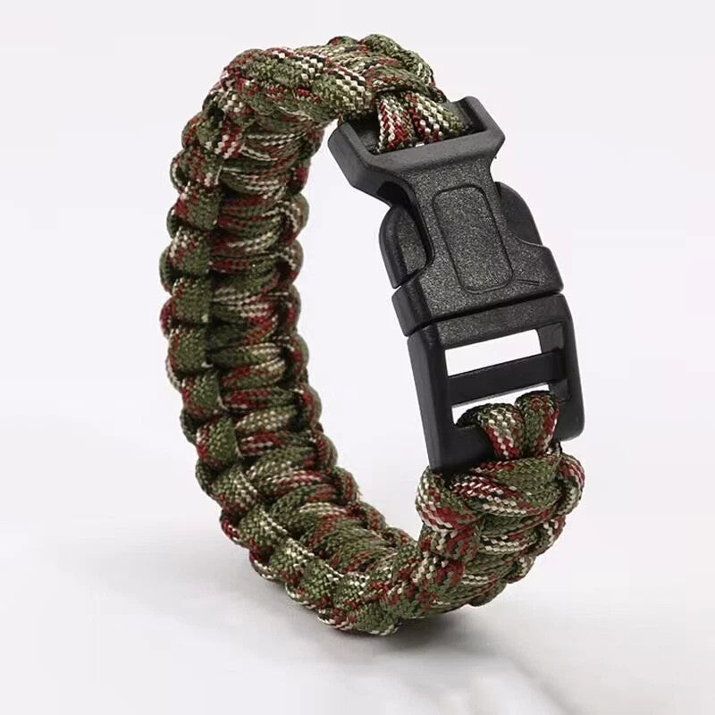 Paracord Bracelets Outdoor Camping Rope Wristbands for Emergency EDC