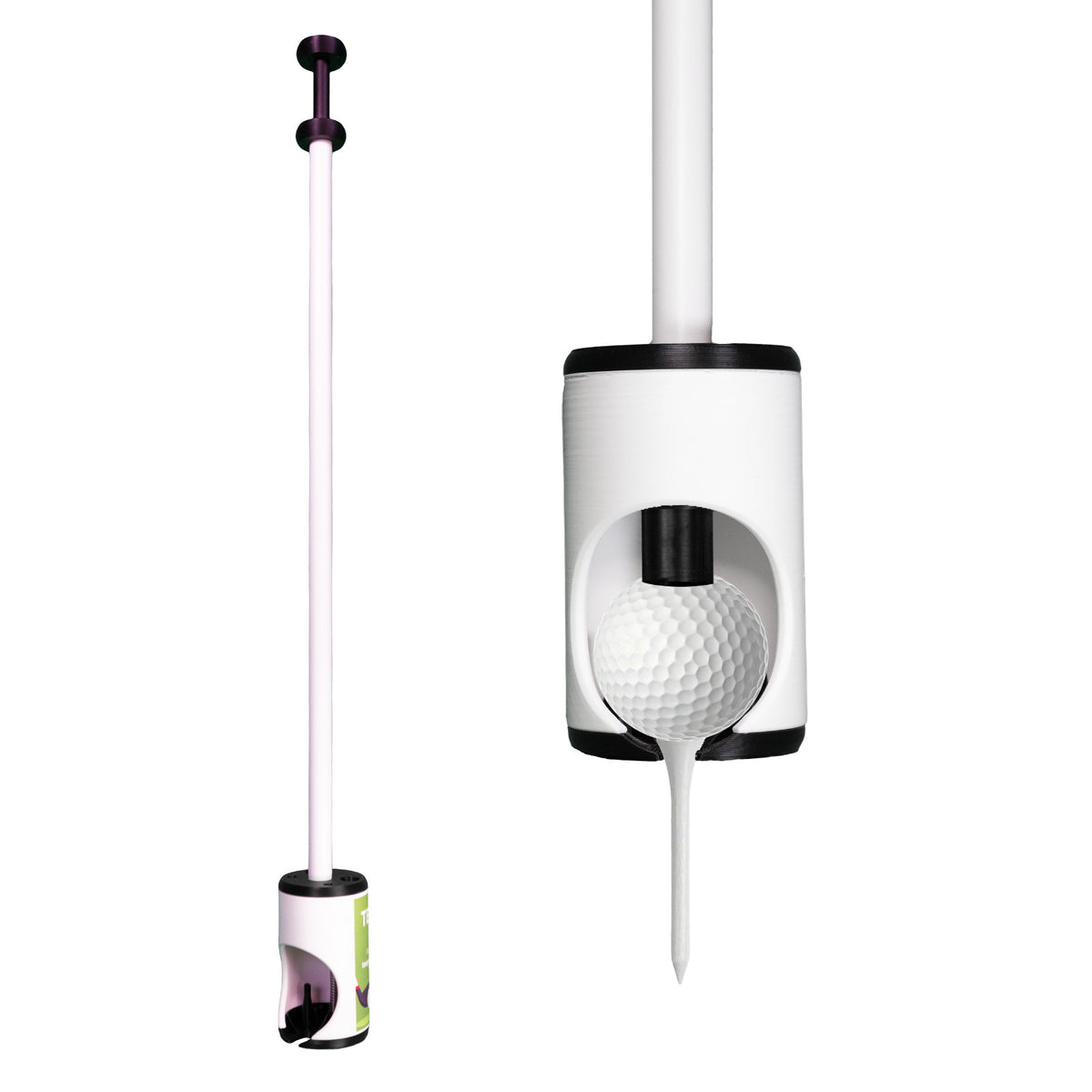 Golf Teeing Device for Seniors with Bending Issues - Easy Self-Standing T-Place