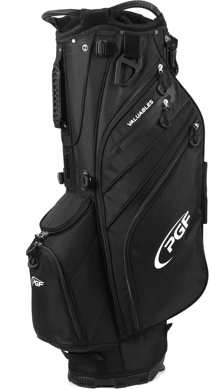 9.5-Inch 14-Way Golf Stand Bag with Full-Length Dividers and Multiple Pockets