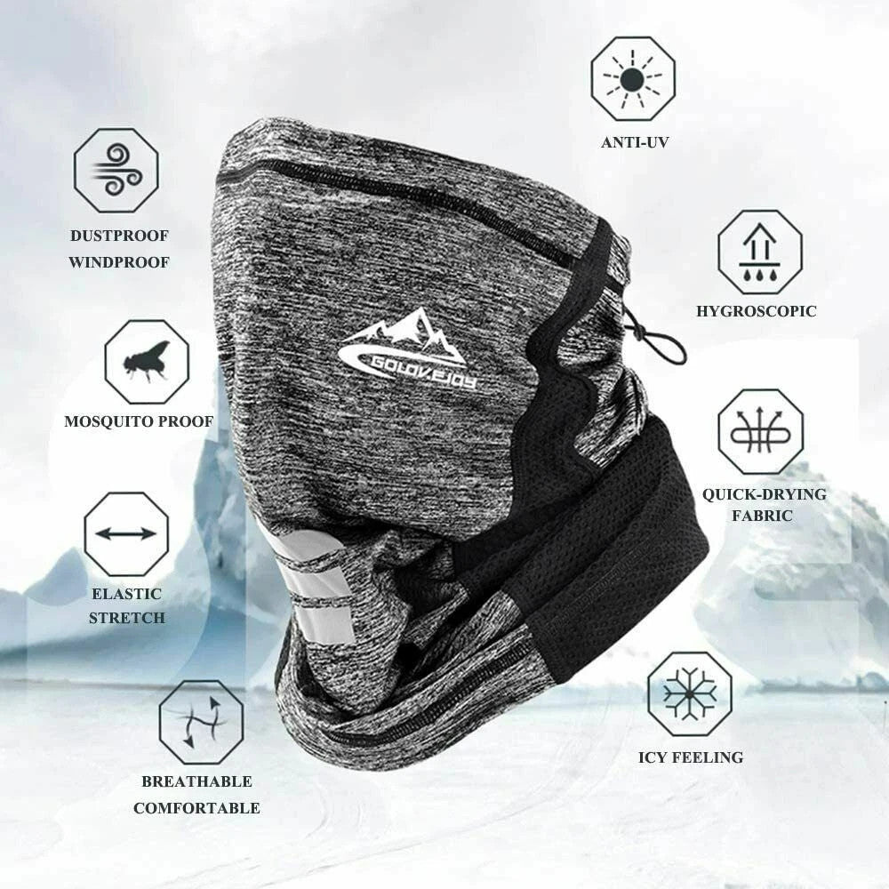 Multifunctional Reusable Face Mask Neck Gaiter UV Sun Shield Bandana