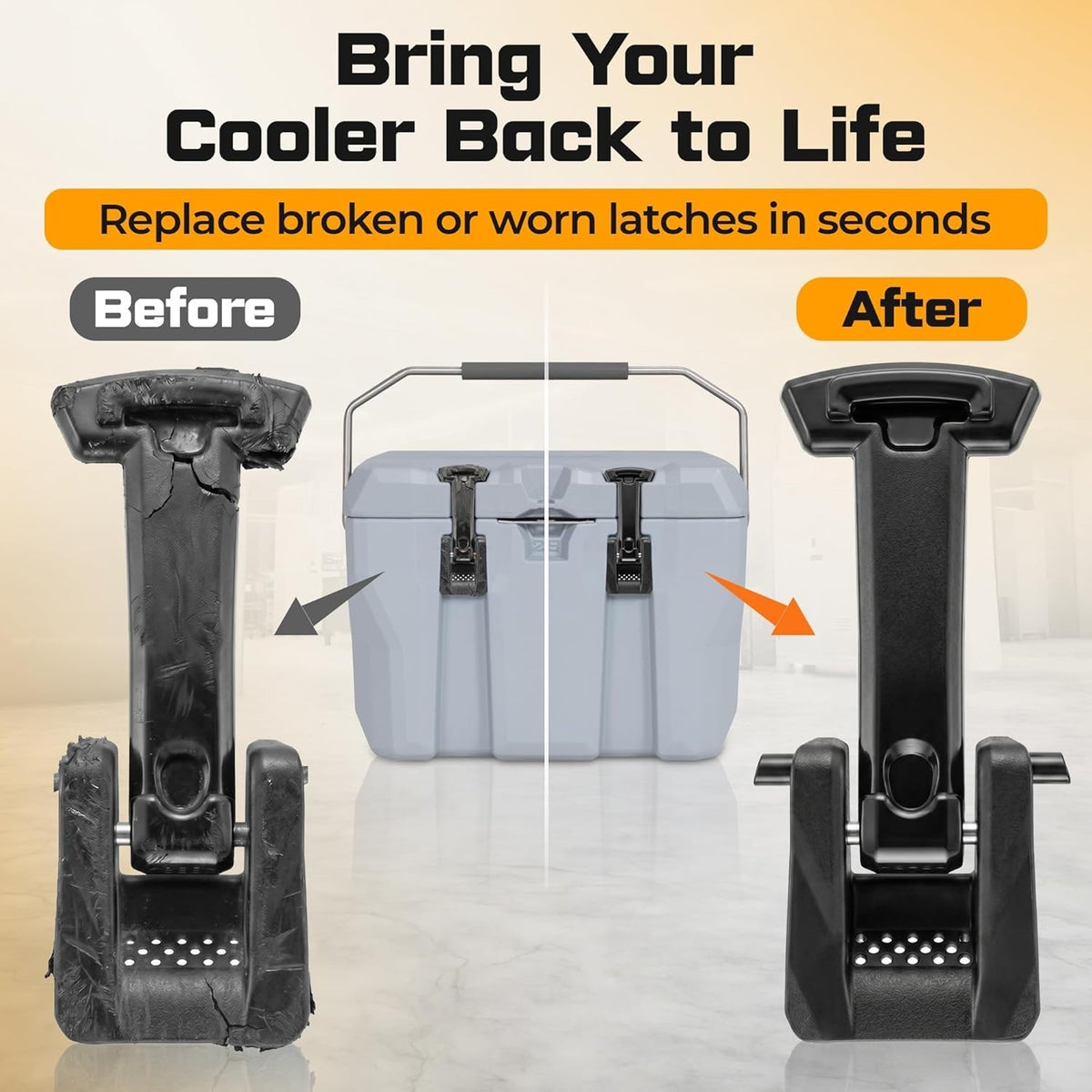 Replacement Cooler Latches for Lifetime Coolers - 2 Pack