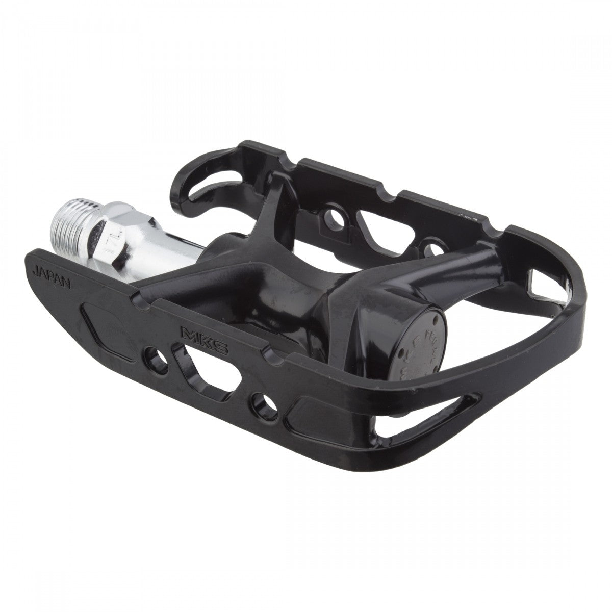 Road Bike Pedals - Lightweight Aluminum Cage Pedal with Chromoly Spindle 9/16"