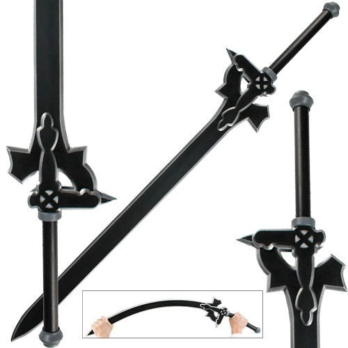 Foam Sword Replica of Kirito Elucidator from Sword Art Online - 43 Inch LARP Cosplay Weapon