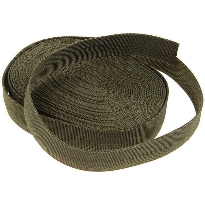 Heavy Duty Nylon Webbing Strap 1 Inch Wide 10m Length for Outdoor & Industrial Use
