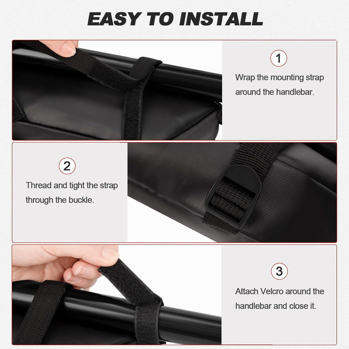 Waterproof Handlebar Bag for Dirt Bikes & Motorcycles - Durable Bike Tool Storage