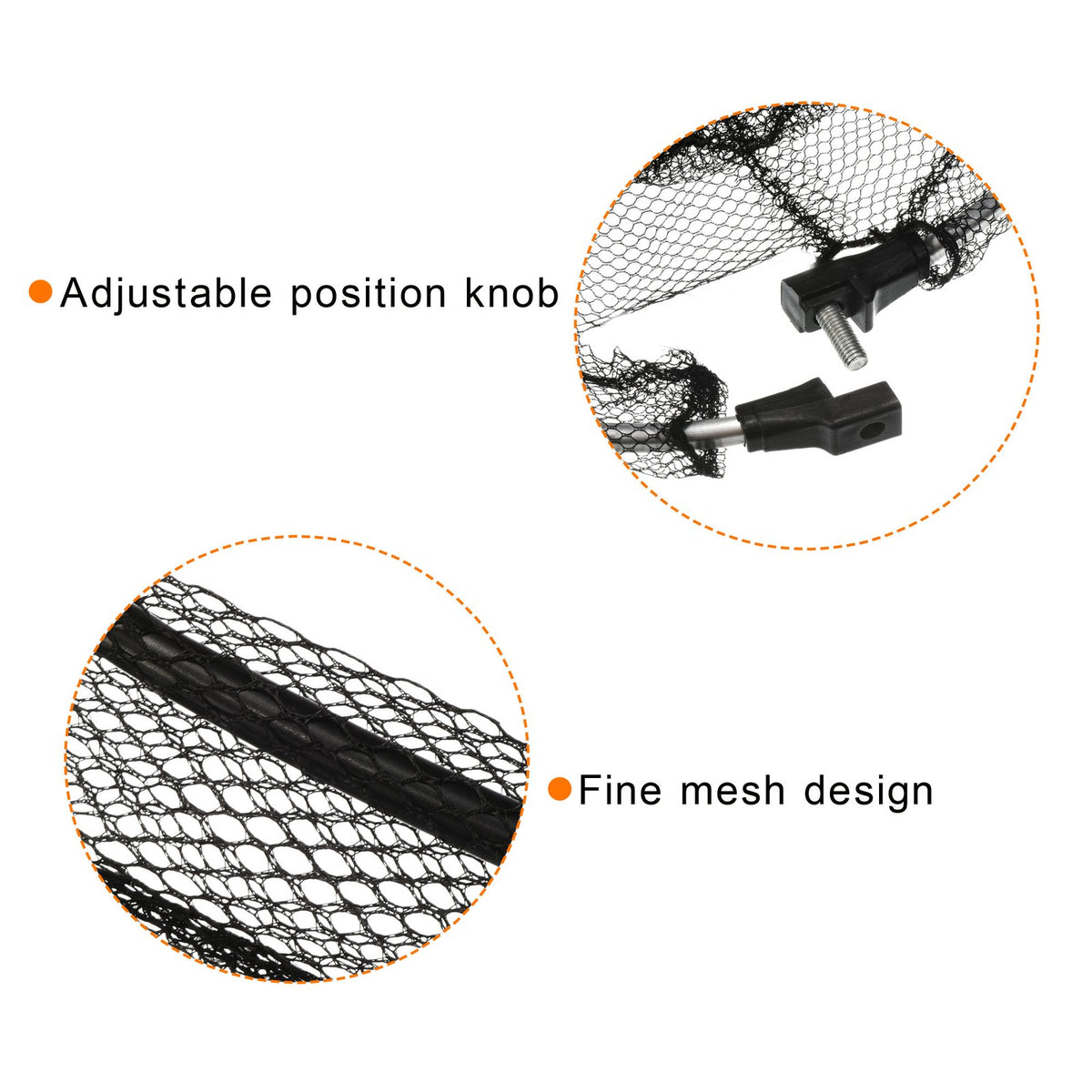 Telescopic Fishing Net 4.9ft Aluminum Alloy Folding Landing Net for Saltwater & Freshwater