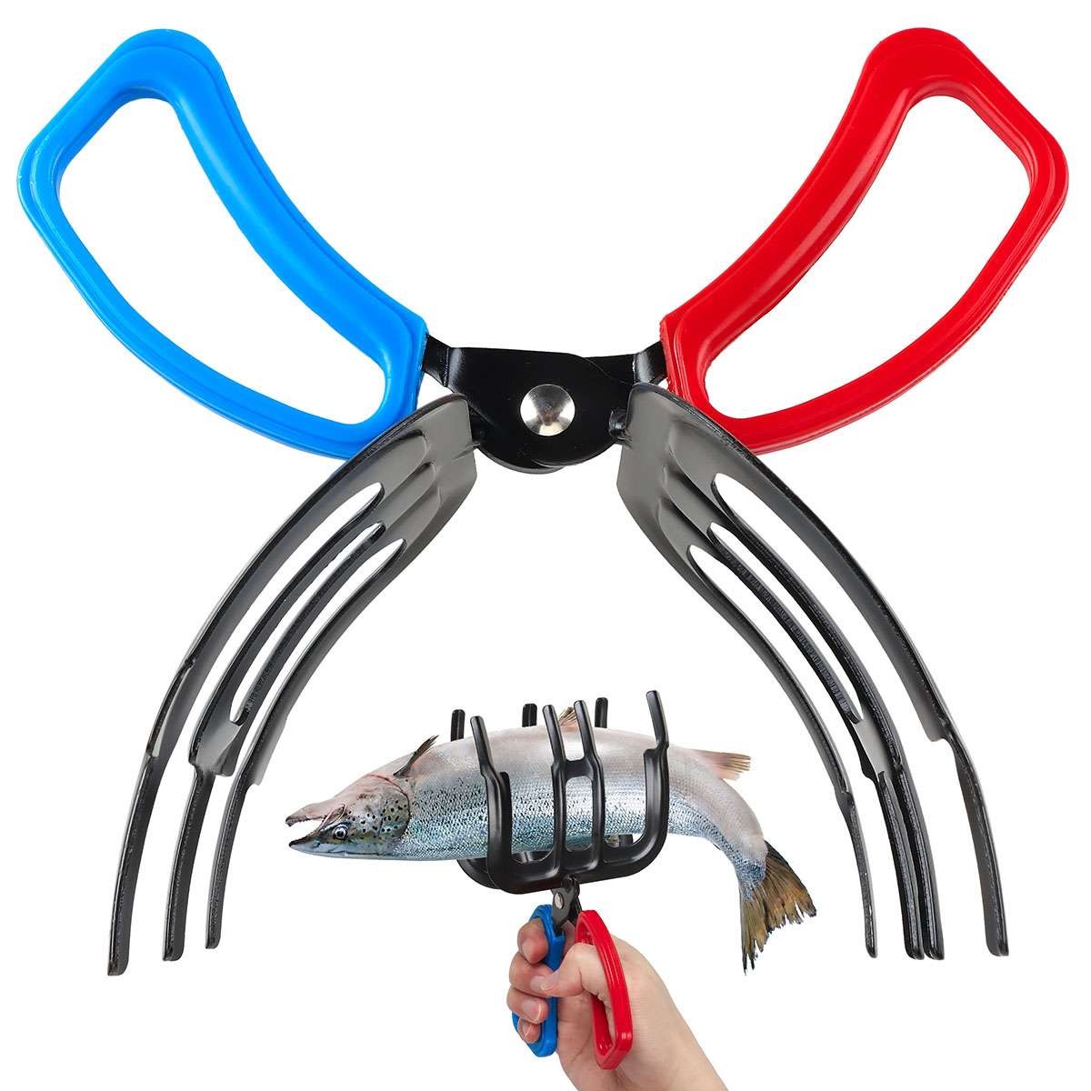 Fishing Fish Grippers with Aluminum Control Clamps - Heavy Duty Tackle Tool