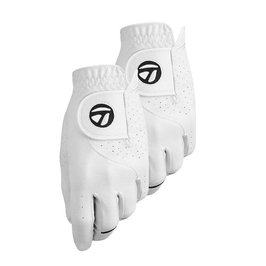 Golf Gloves 2-Pack - Durable Hypertec Leather Grip for Hot & Humid Weather