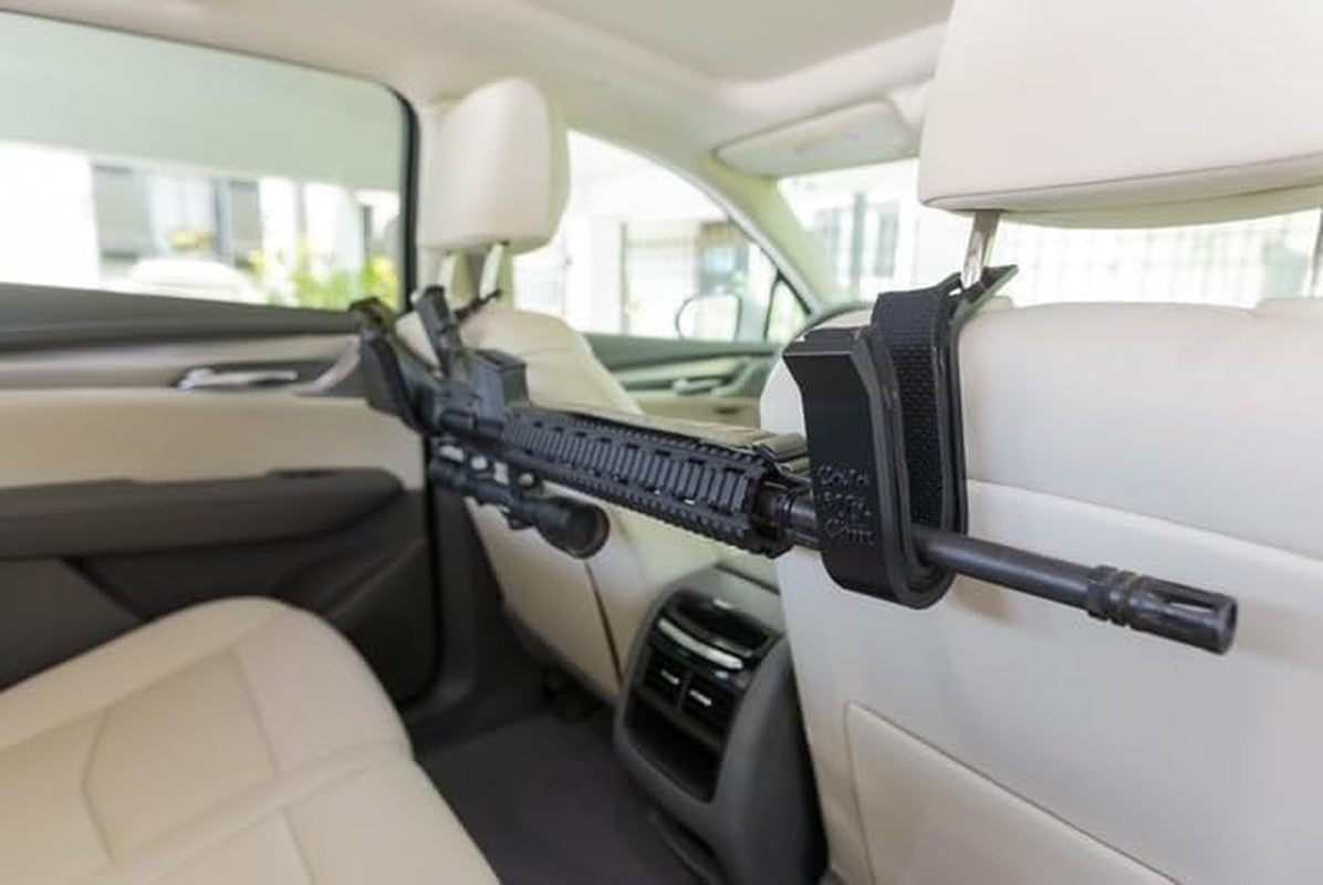 Vehicle Gun Rack Clip for Headrest - Rifle & Shotgun Holder for Truck SUV Car
