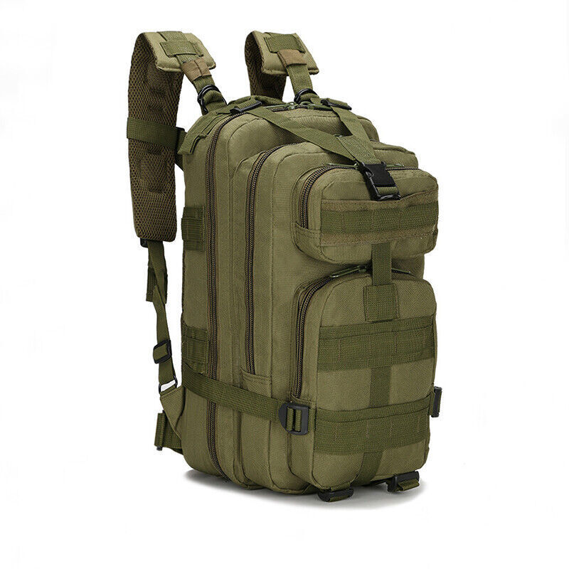 Military Tactical 600D Army MOLLE Outdoor Backpack Camping Hiking Survival Bag
