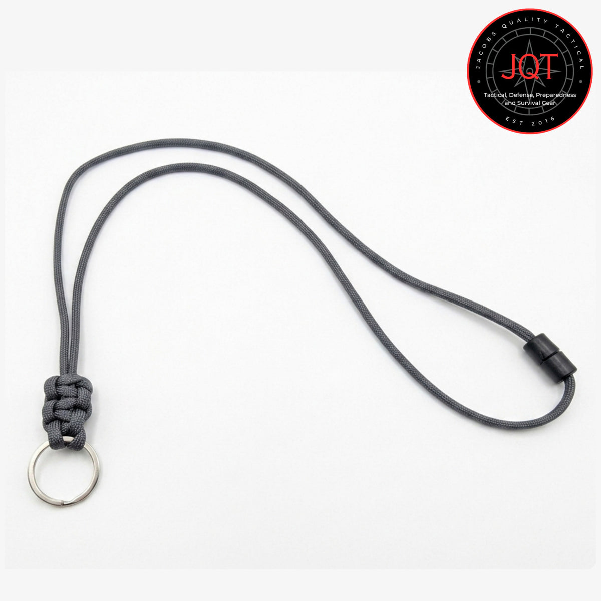 Paracord Neck Lanyard with Safety Breakaway for Keys, Badges, Tools