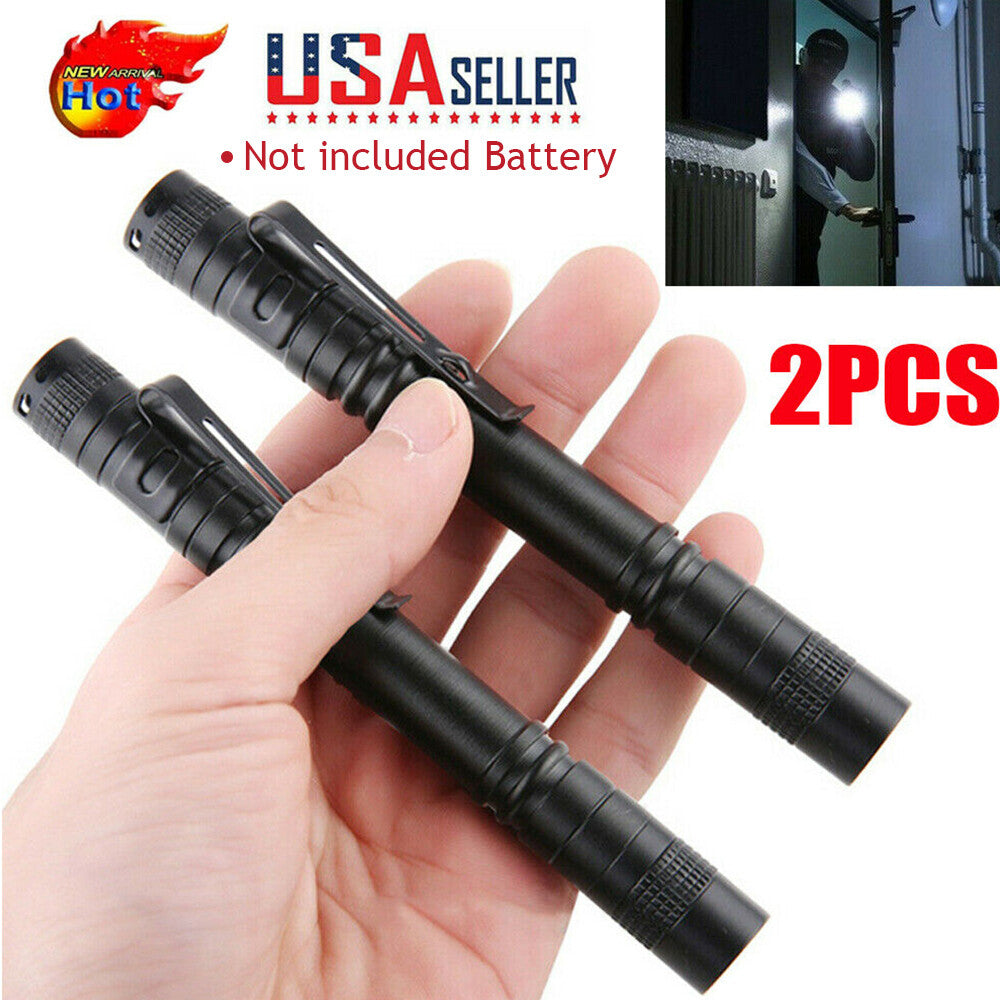 Mini LED Tactical Flashlight 900000LM Penlight Portable Waterproof Torch