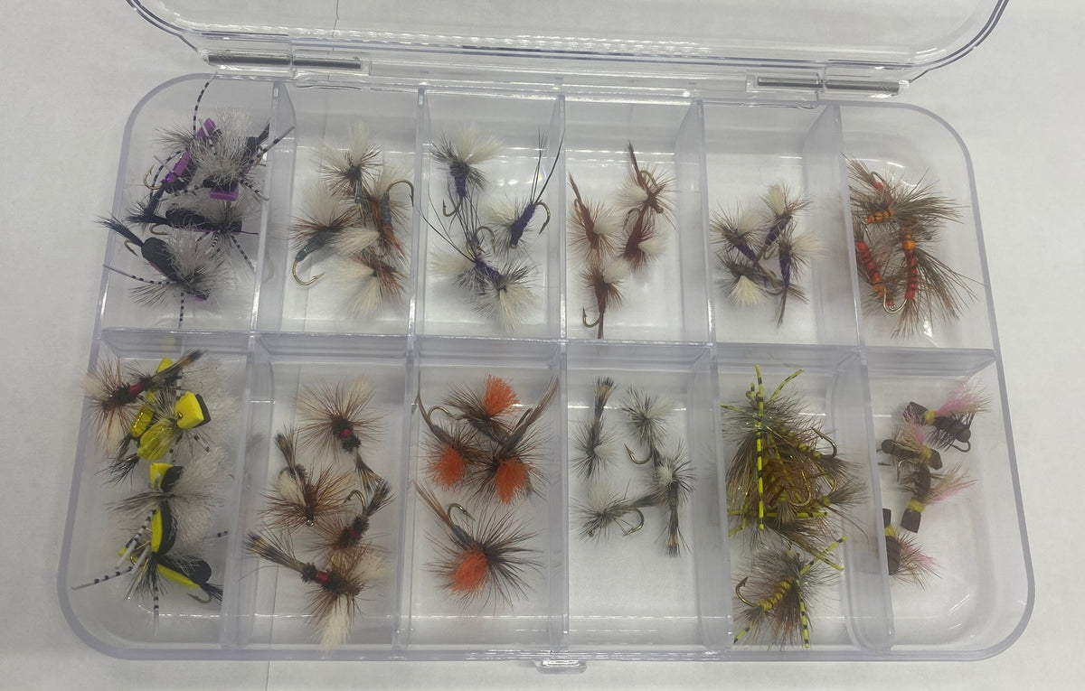 96-Piece Dry Dropper Fly Assortment for Fly Fishing - Multiple Styles